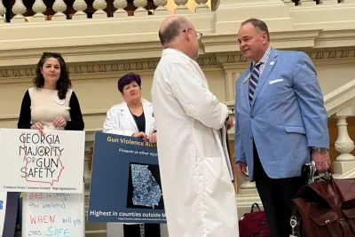 Physicians talking to legislators about passing firearm safety legislation