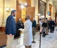 Doctors with GC4GS are speaking with legislators about tax credits for GA citizens who purchase secure gun storage equipment