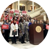 Georgia Majority for Gun Safety rally at the capitol