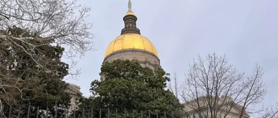 The Georgia capitol dome