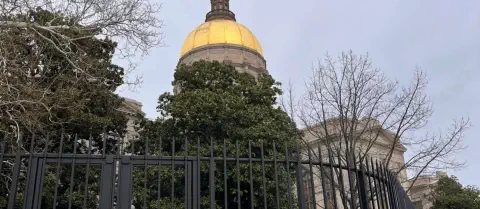 The Georgia capitol dome