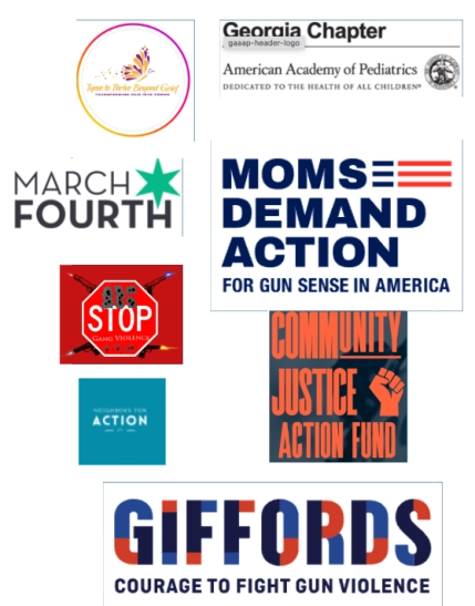 Logos of allies and partner organizations for gun safety