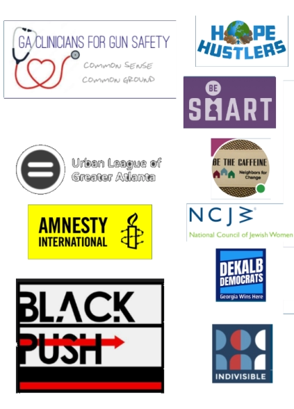 Logos of allies and partner organizations for gun safety